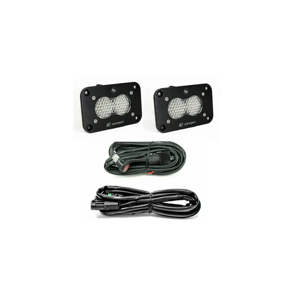 Baja Designs S2 Sport Flush Mount LED Work Light Kit - BAJ547808